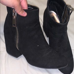 Black booties